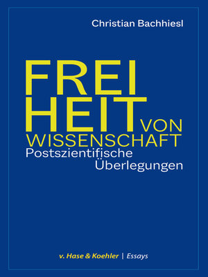 cover image of Freiheit von Wissenschaft